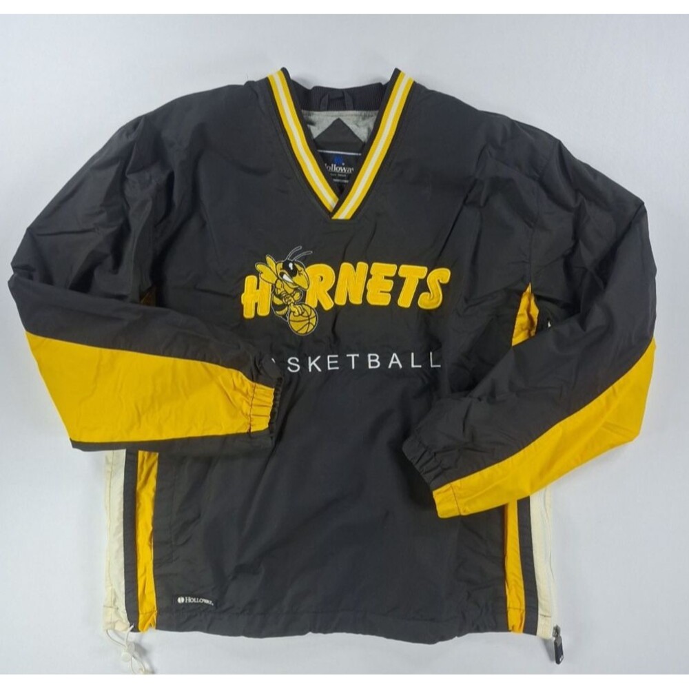 ALABAMA HORNETS Black gold Pullover Windbreaker Jacket Size Small
